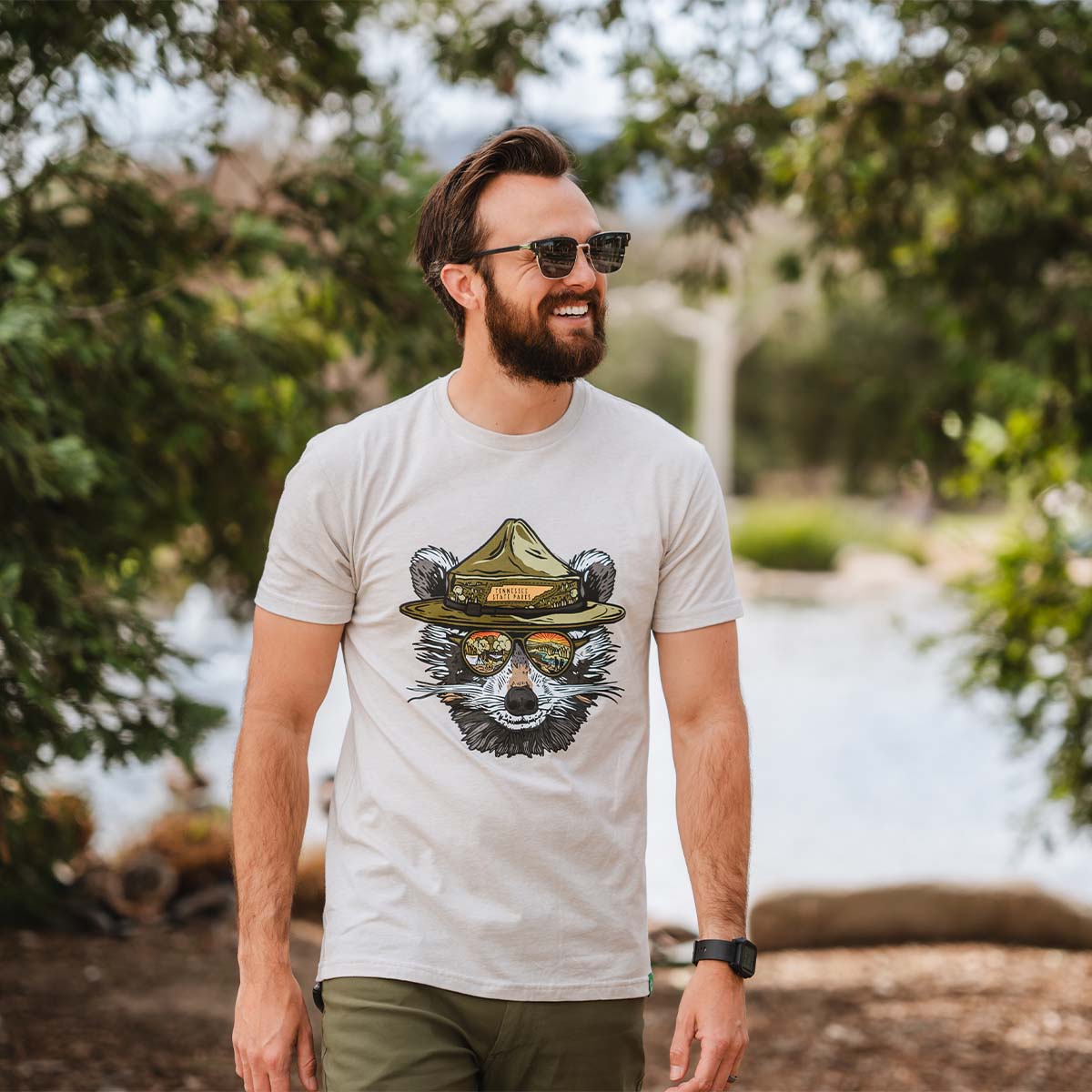 Ranger Ramble TN State Parks Raccoon T-Shirt