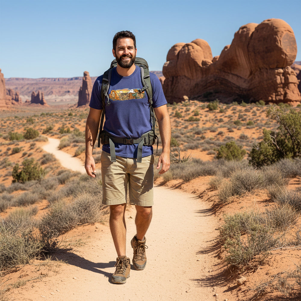 Utah's National Parks Panorama T-Shirt