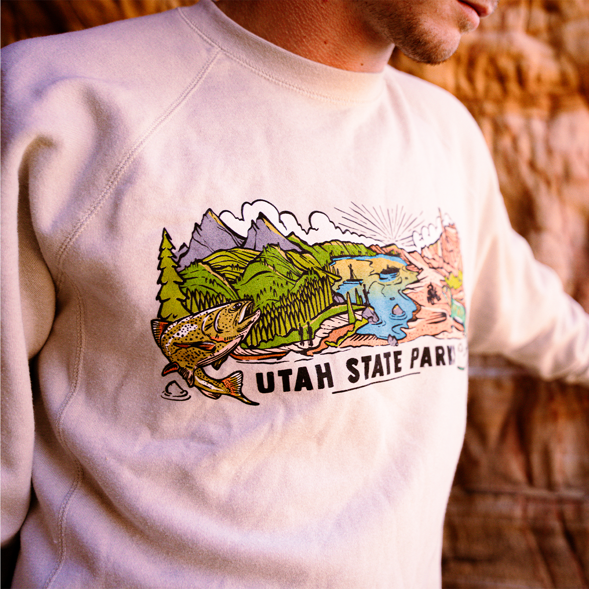 Utah State Parks Panorama Sweatshirt