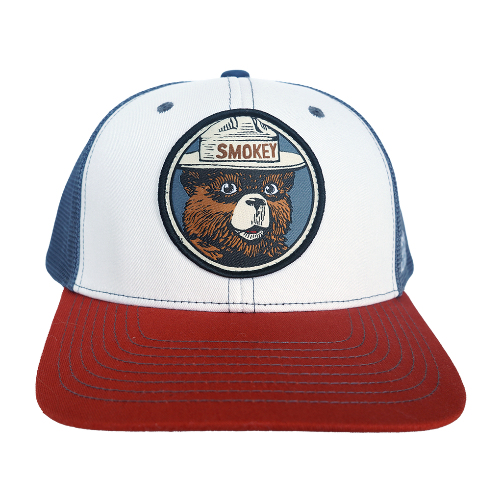Vintage Smokey Bear Hat - Rust/Slate Blue display picture 2