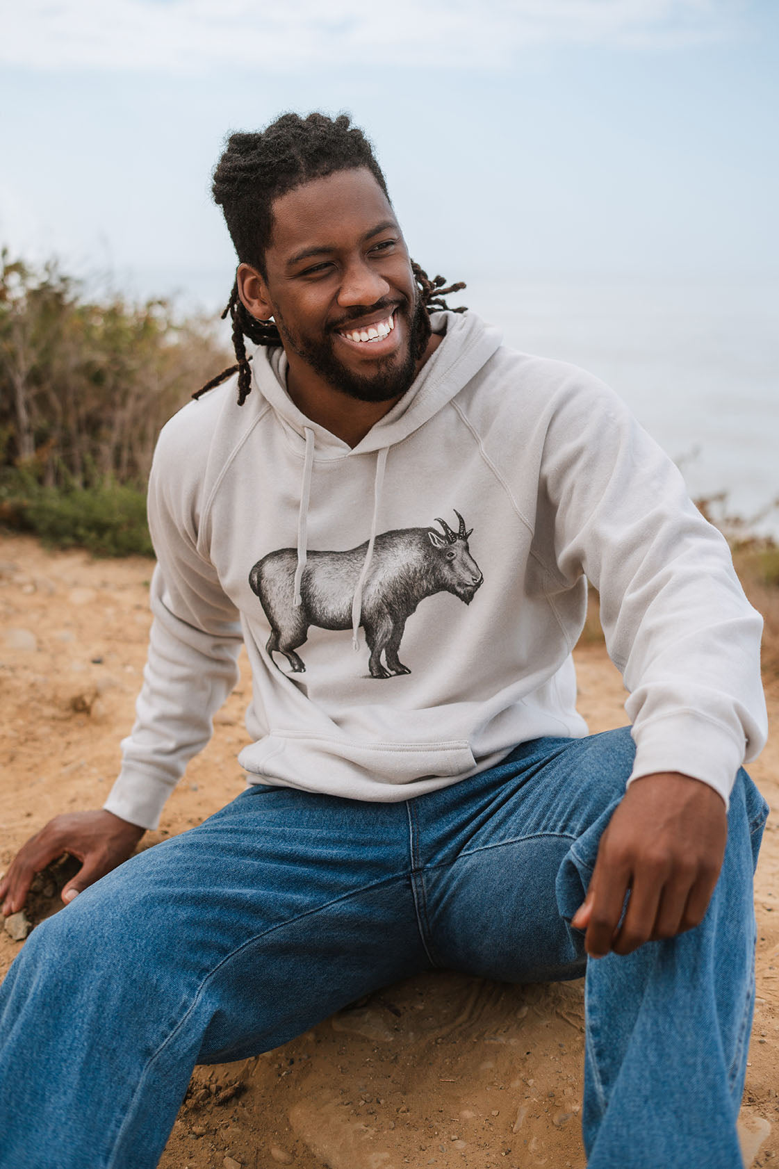 Mountain Goat Sketch Hoodie