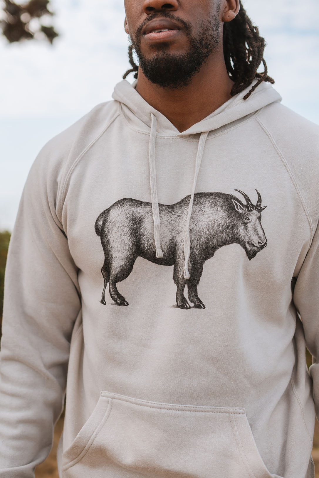 Mountain Goat Sketch Hoodie