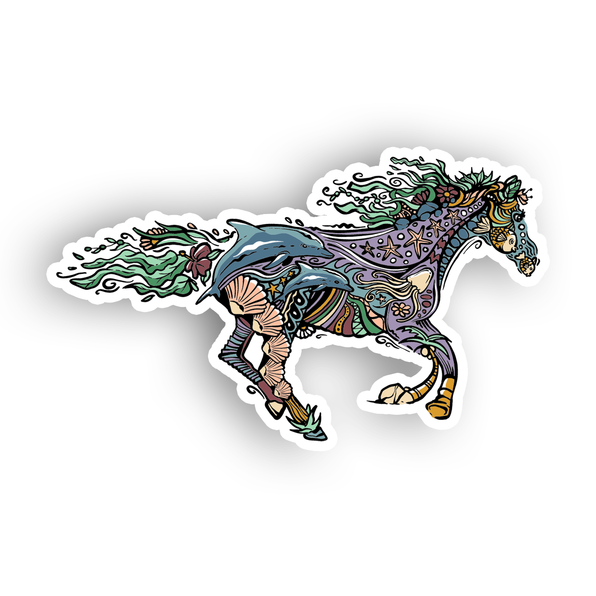 Boho Horse Sticker