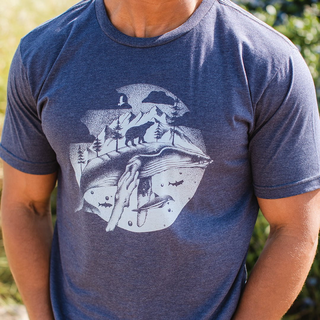 Land and Sea Sustainable T-Shirt