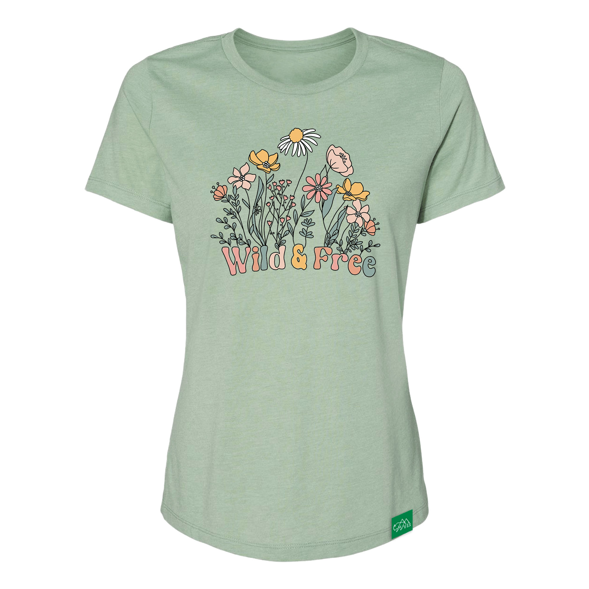 Wild and Free Flowers Women's Relaxed T-Shirt