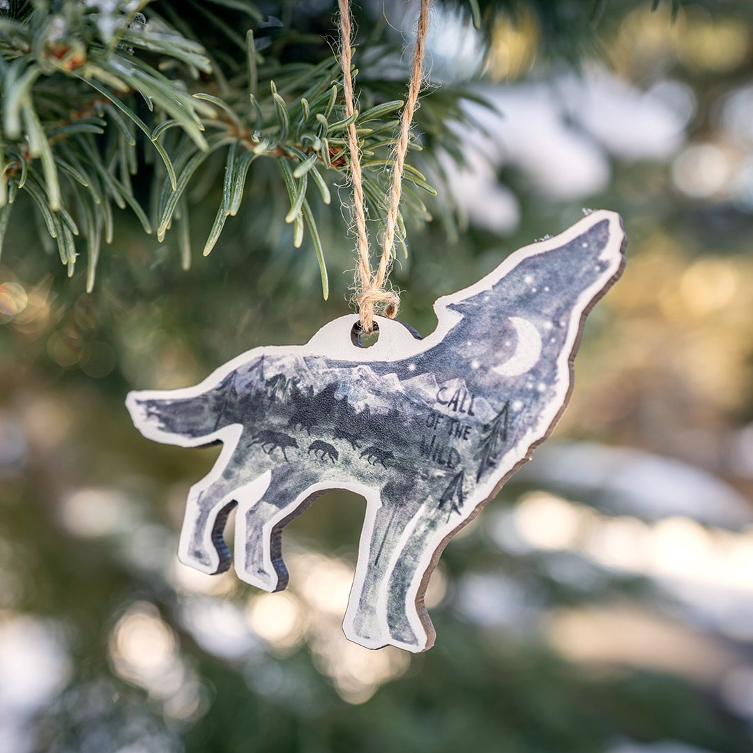Call of the Wild Wooden Ornament