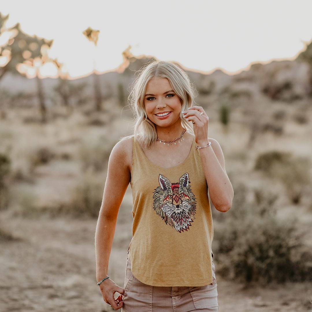 Boho Fox Women's Scoop Tank