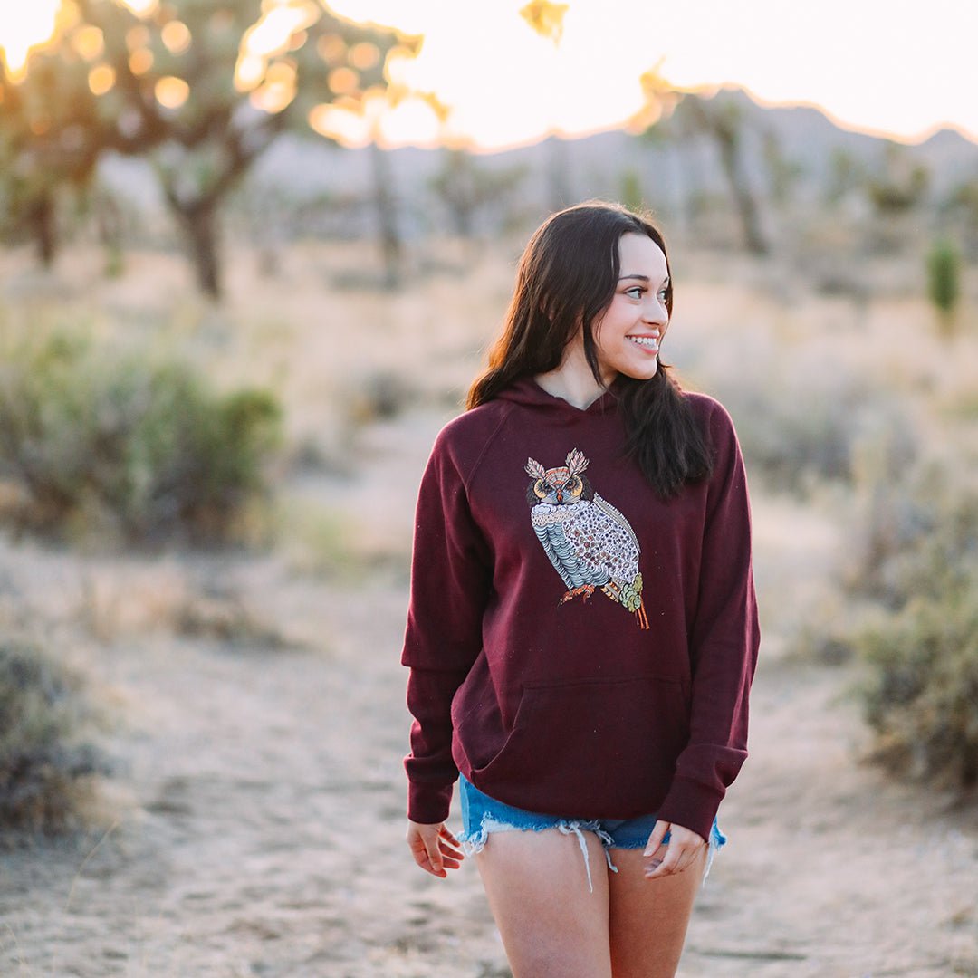 Boho Owl Unisex Hoodie