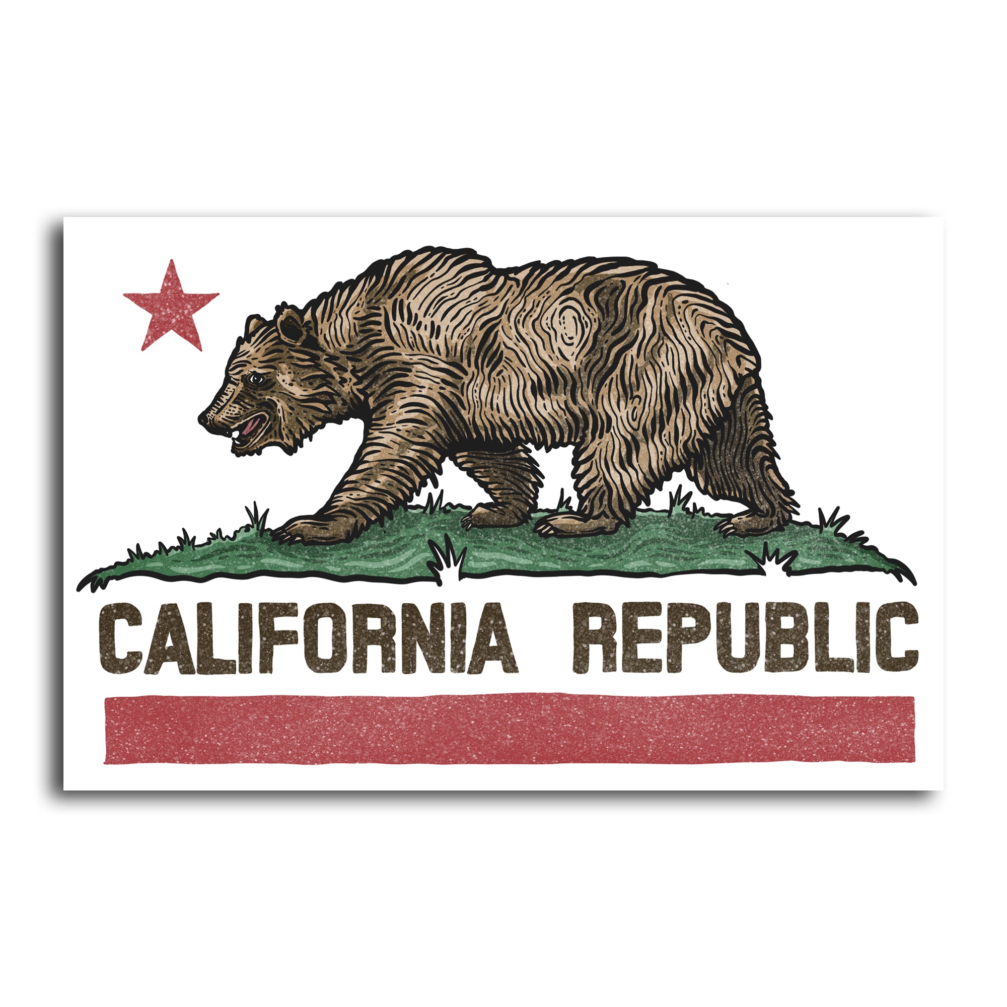 Republic of California Sticker