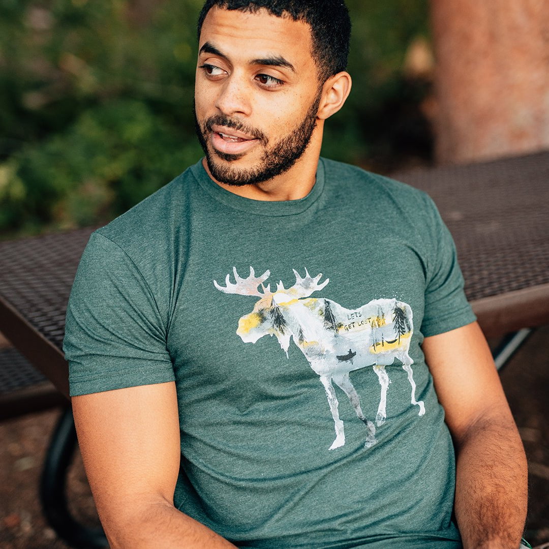 Lets Get Lost | Moose T-Shirt