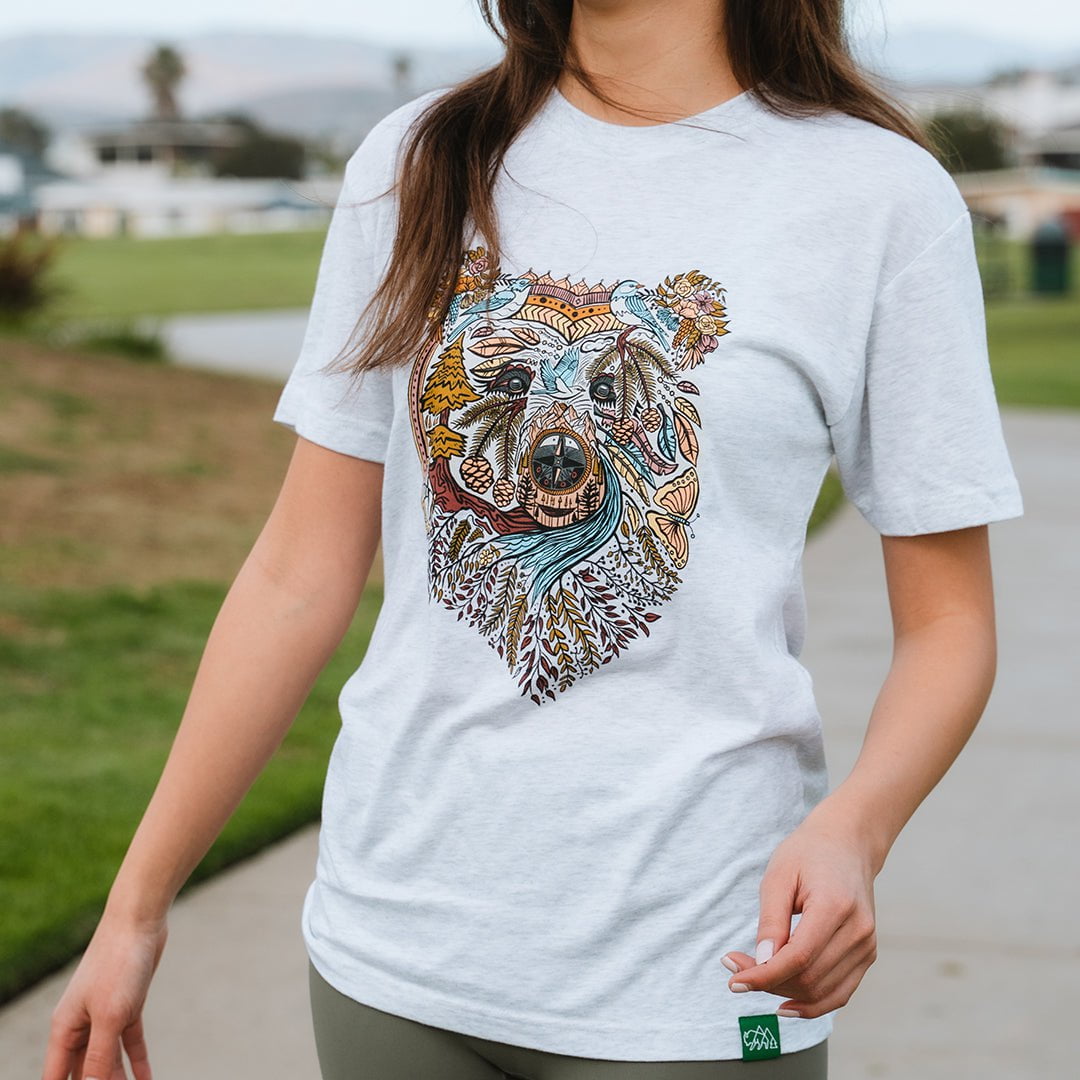 Boho Bear Unisex Triblend T-Shirt