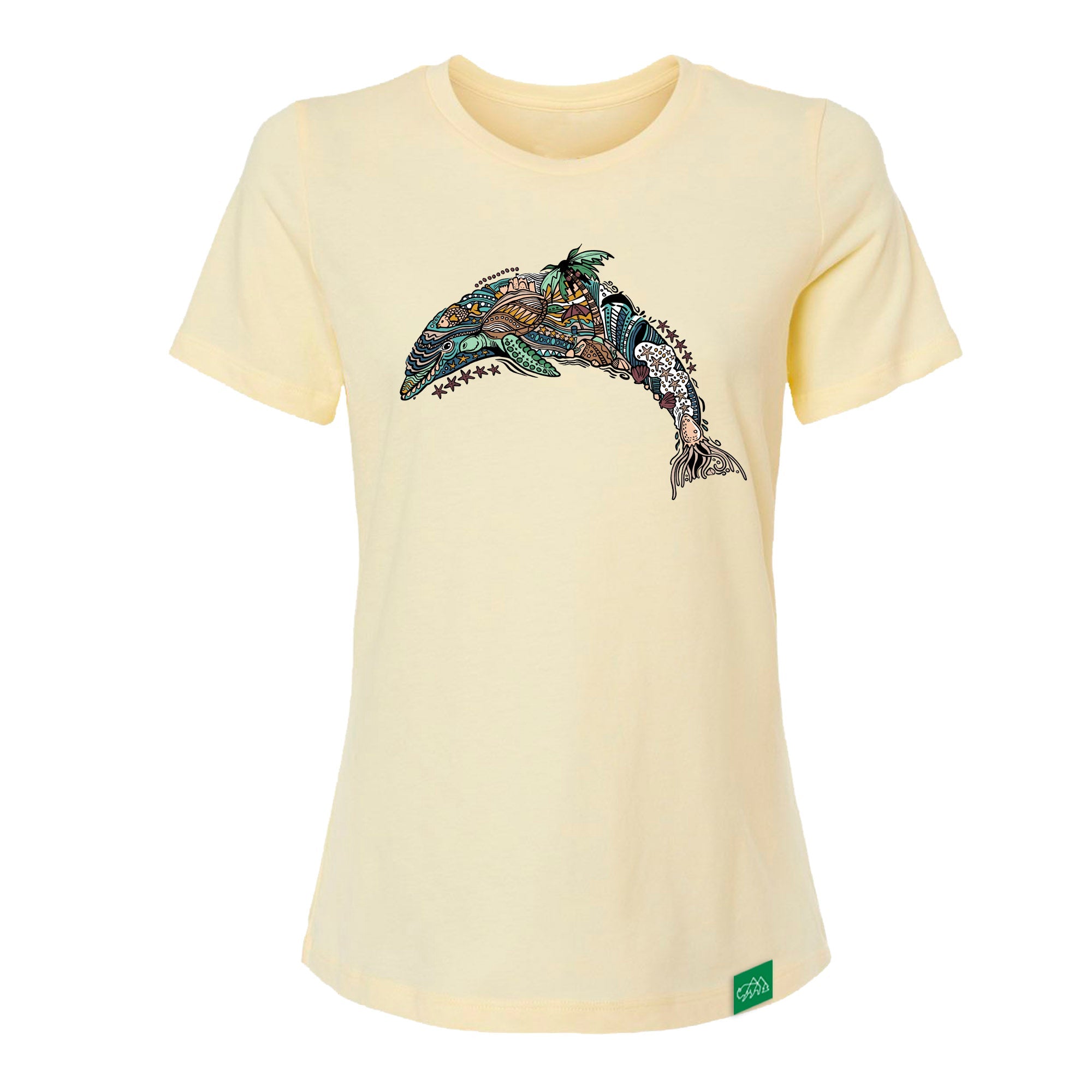 Boho Dolphin Women's Relaxed T-Shirt