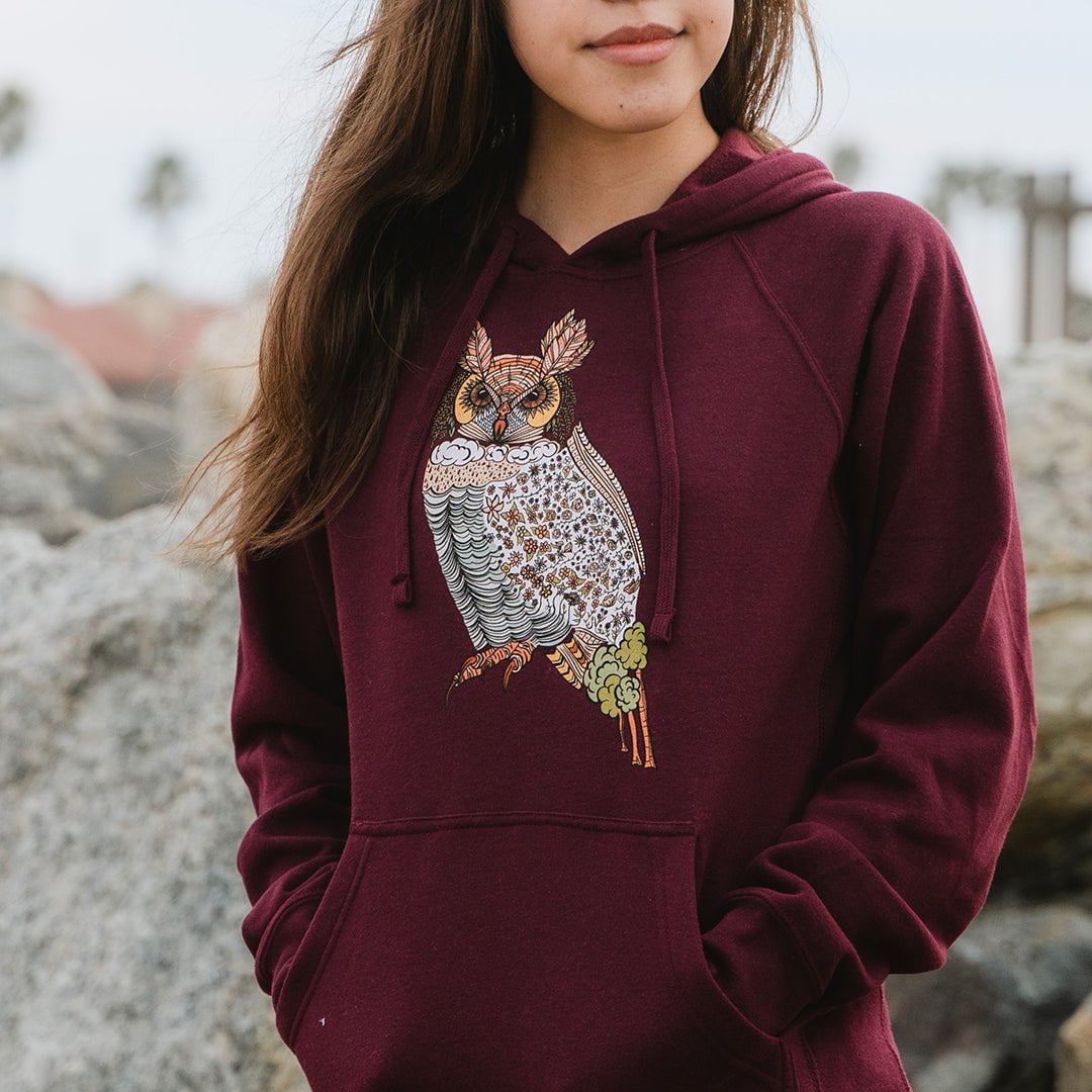 Boho Owl Unisex Hoodie