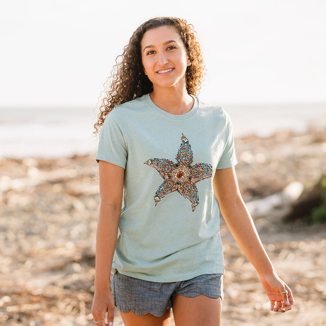 Boho Starfish Women's Relaxed T-Shirt