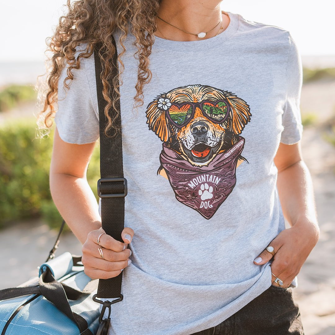 Maximus The Lake Dog T-Shirt | Wild Tribute, 3XL / Heather Clay