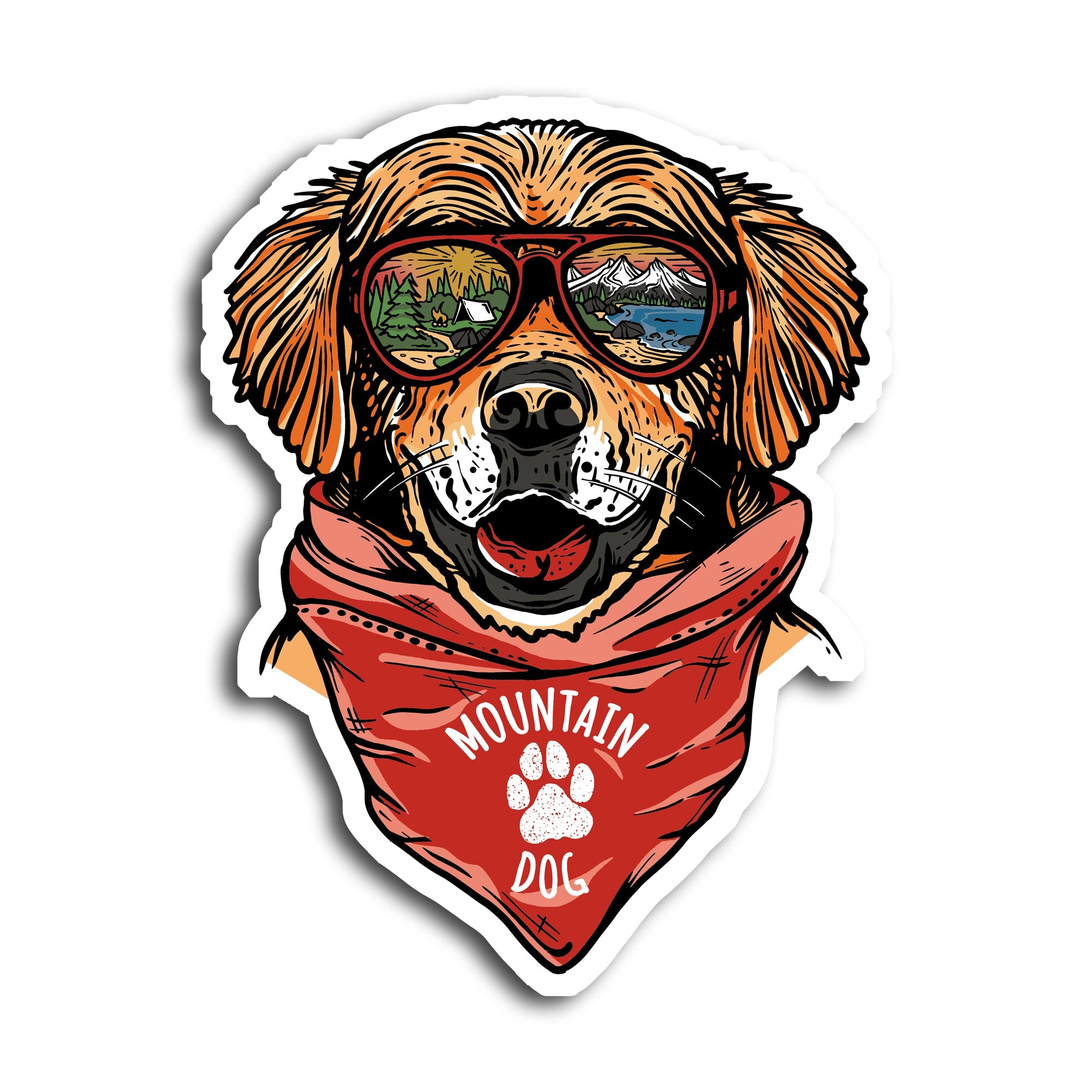 Maximus the Mountain Dog Sticker