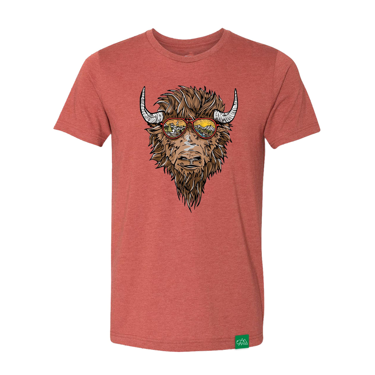 Groovy Mike Byson Short Sleeve Shirt | Bison Tee Shirt
