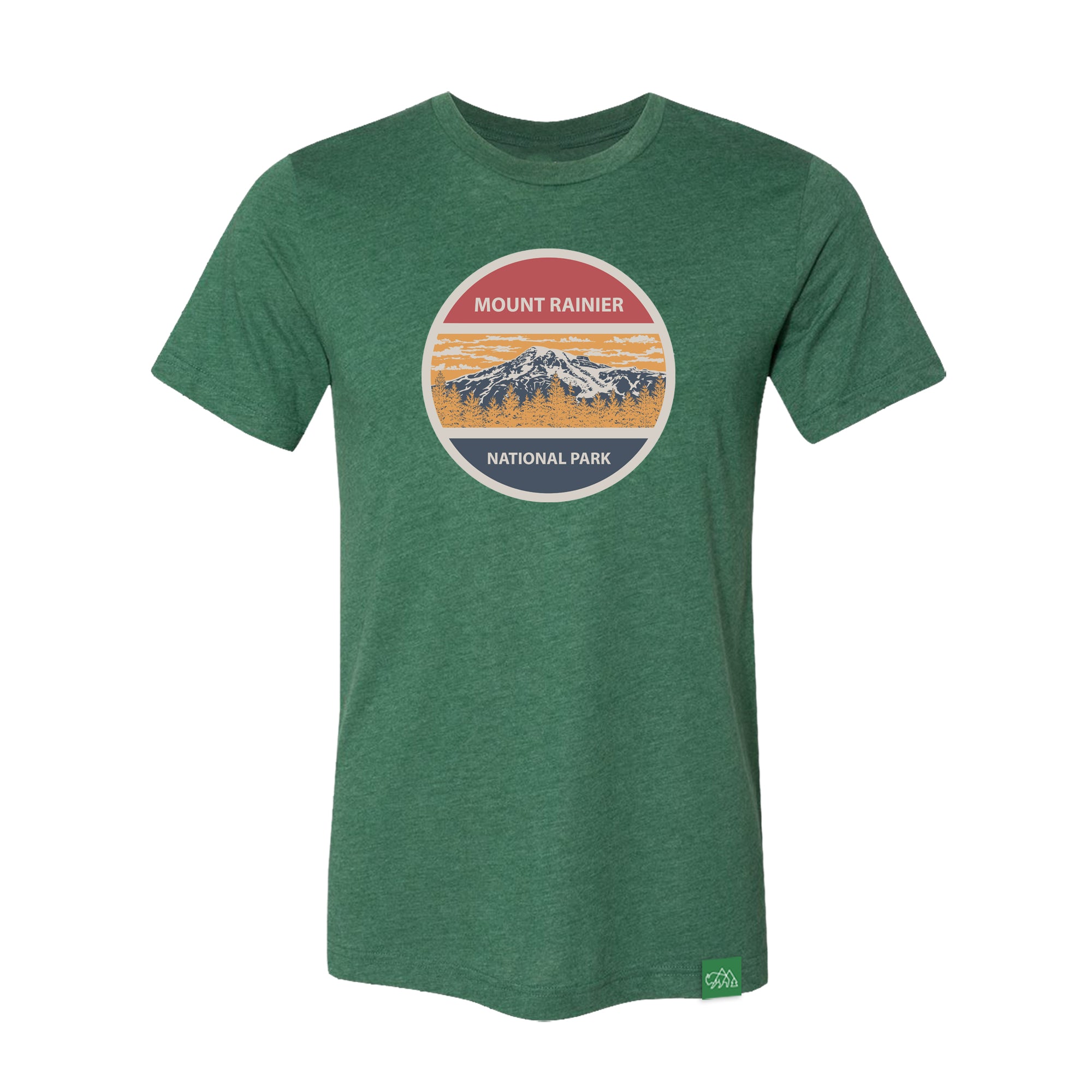 Mount Rainier Vintage Circle T-Shirt