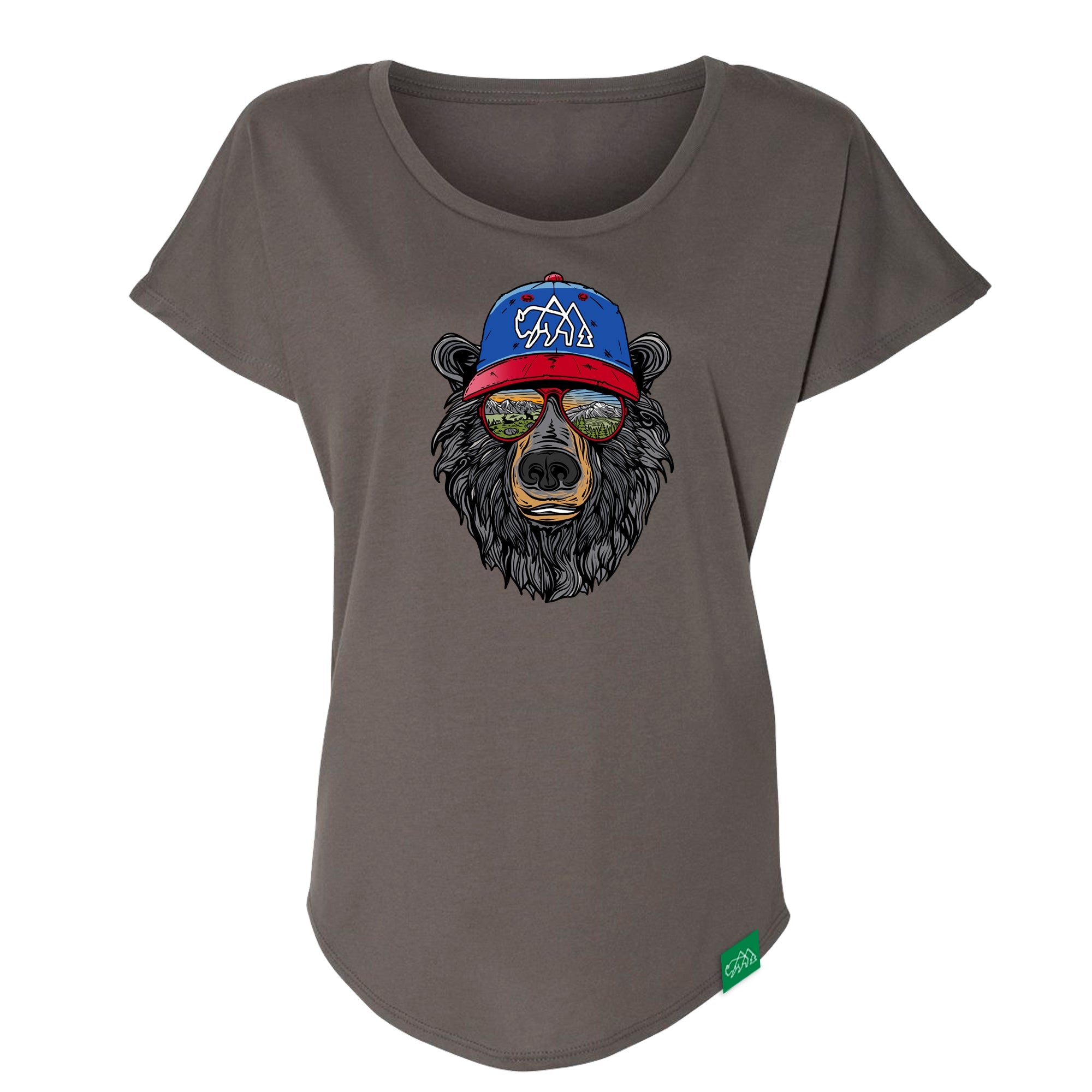 Women's Miami Vice Bear Dolman T-Shirt