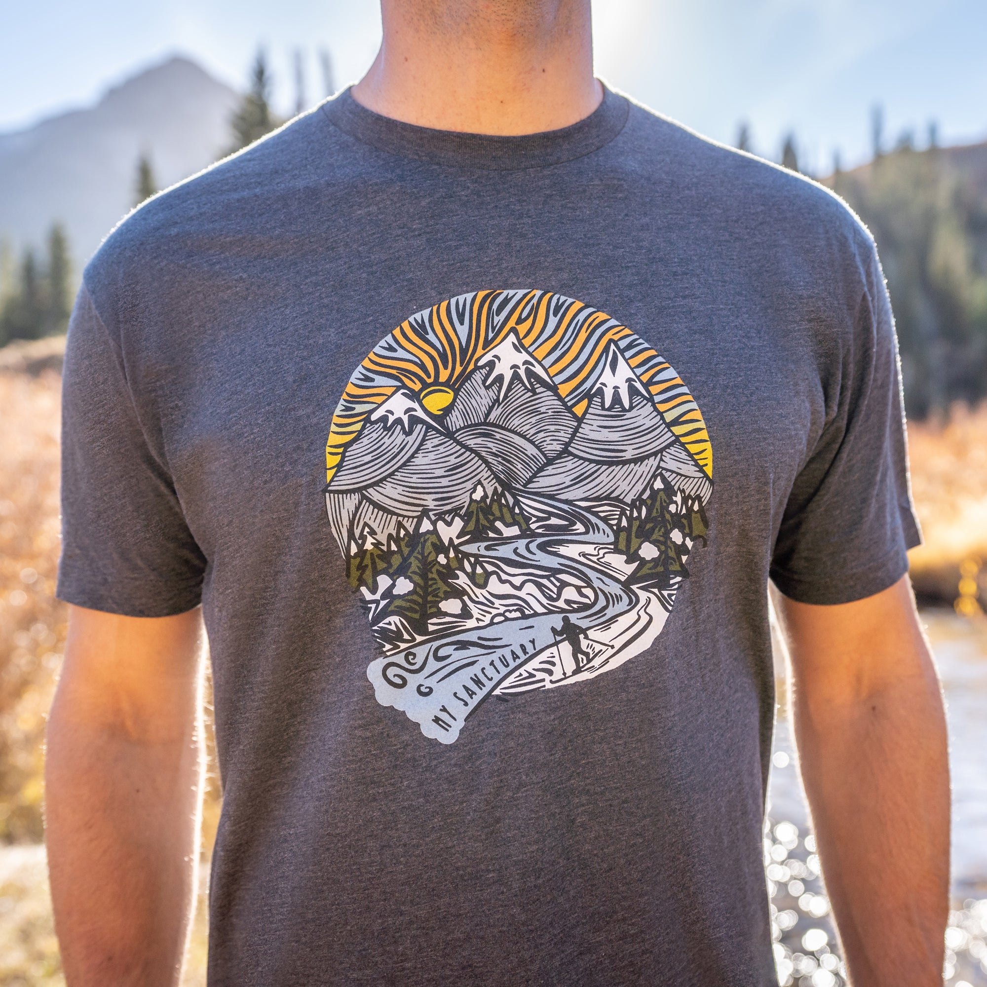 Mountain Sanctuary Graphic Tee Shirt | Wild Tribute