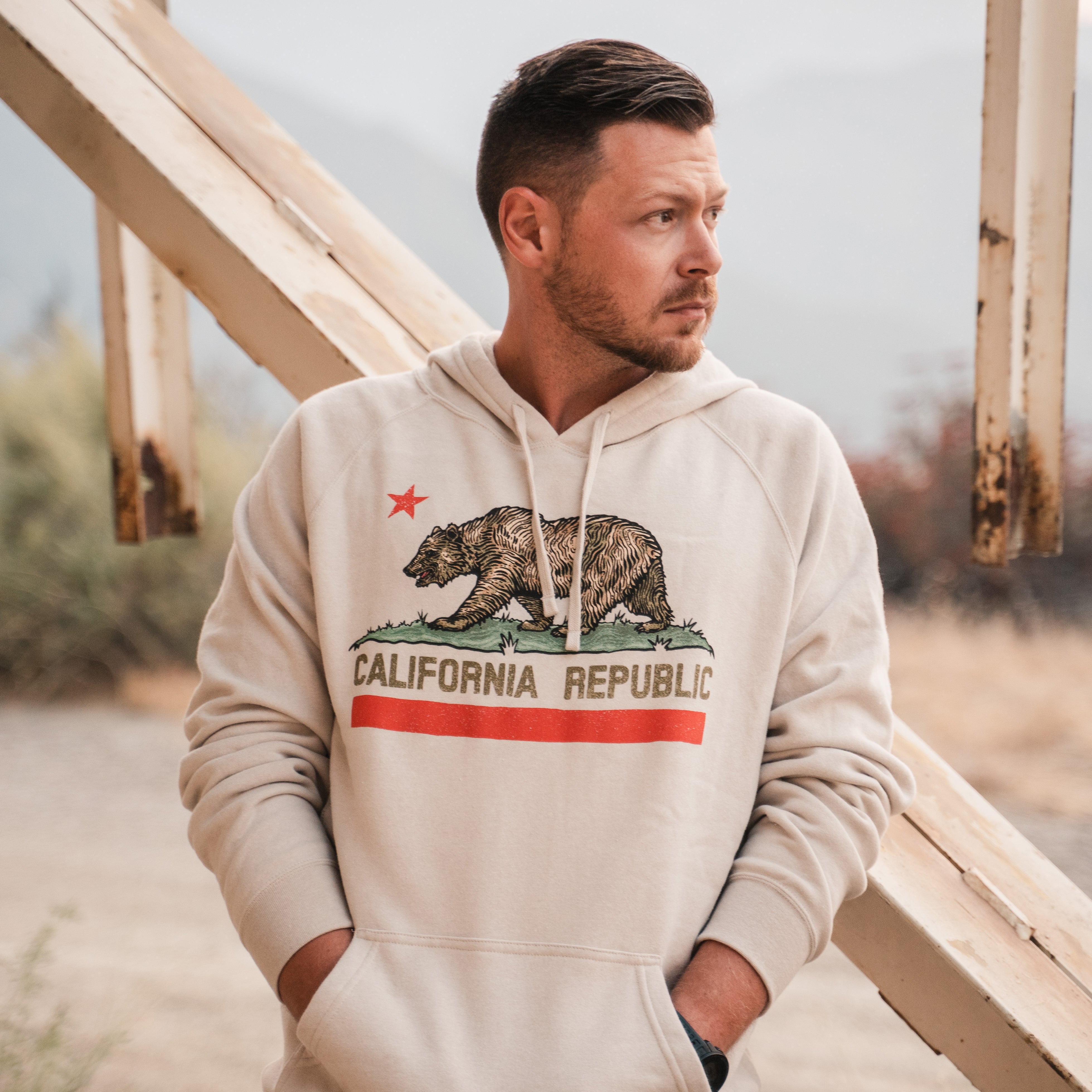 ga sightseeing Gewoon overlopen raken Republic of California Hoodie | California Bear Sweatshirt
