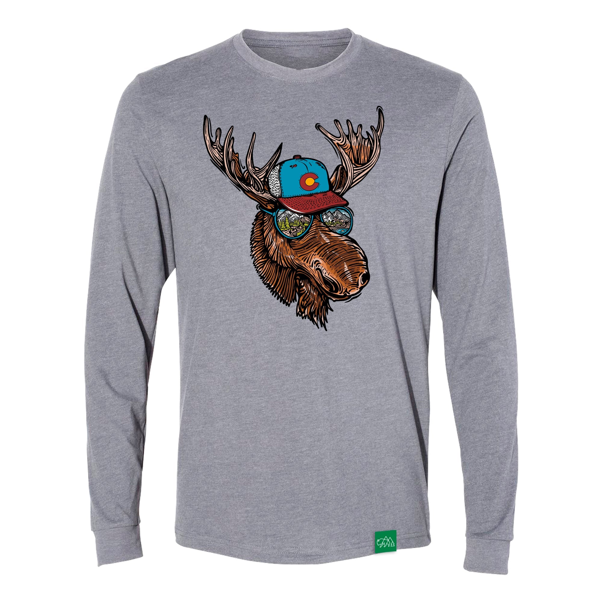 Rocky the Colorado Moose Long Sleeve T-Shirt