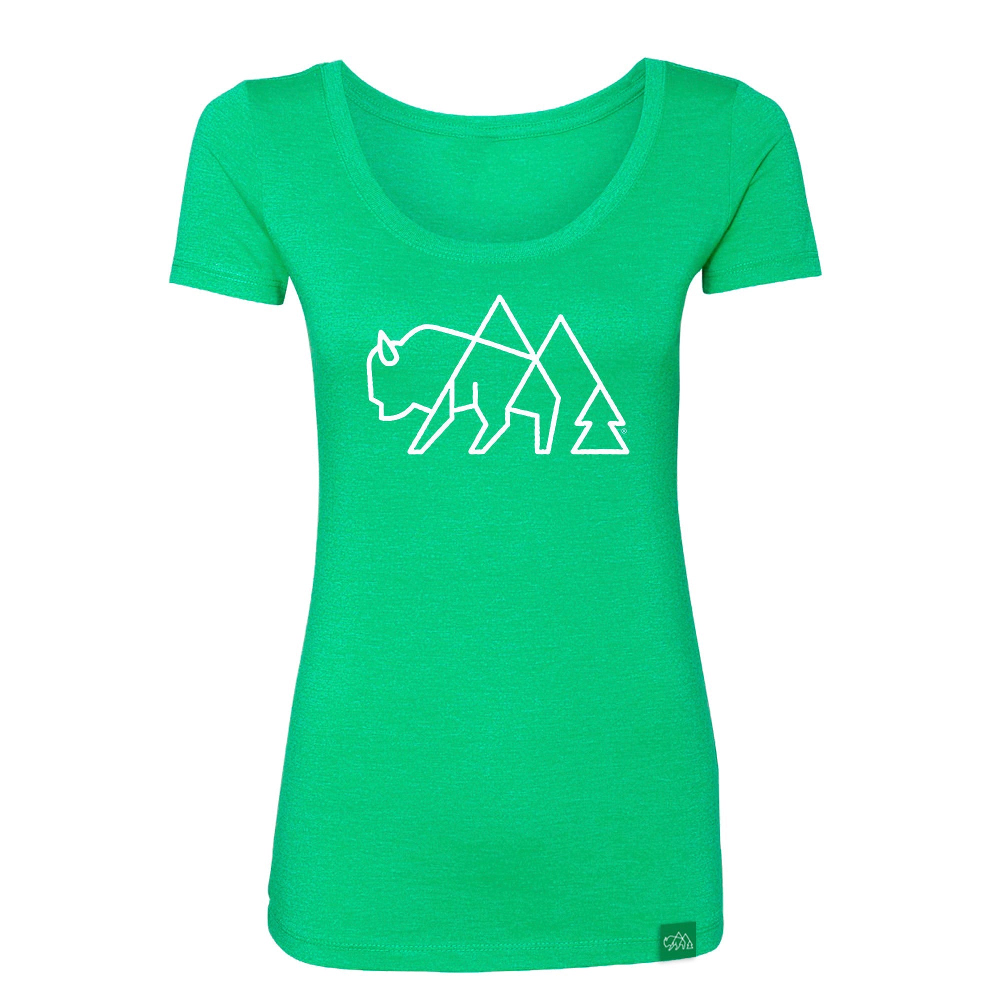 Women's Wild Tribute Logo Scoop Fitted T-Shirt