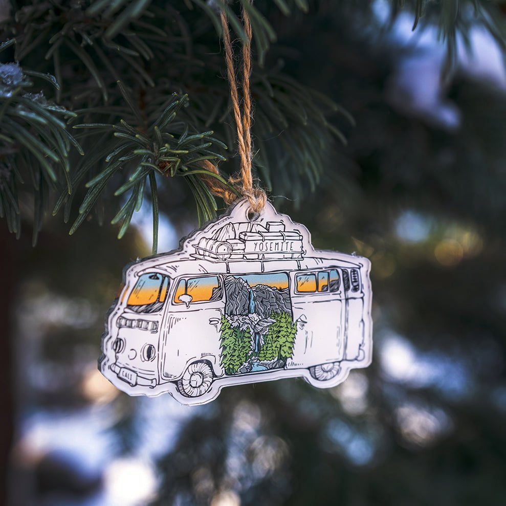 Yosemite Road Trip Acrylic Ornament